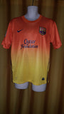 2012-13 Barcelona Away Shirt Size Medium – Jordi Alba #18 - Forever Football Shirts