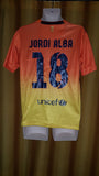 2012-13 Barcelona Away Shirt Size Medium – Jordi Alba #18 - Forever Football Shirts