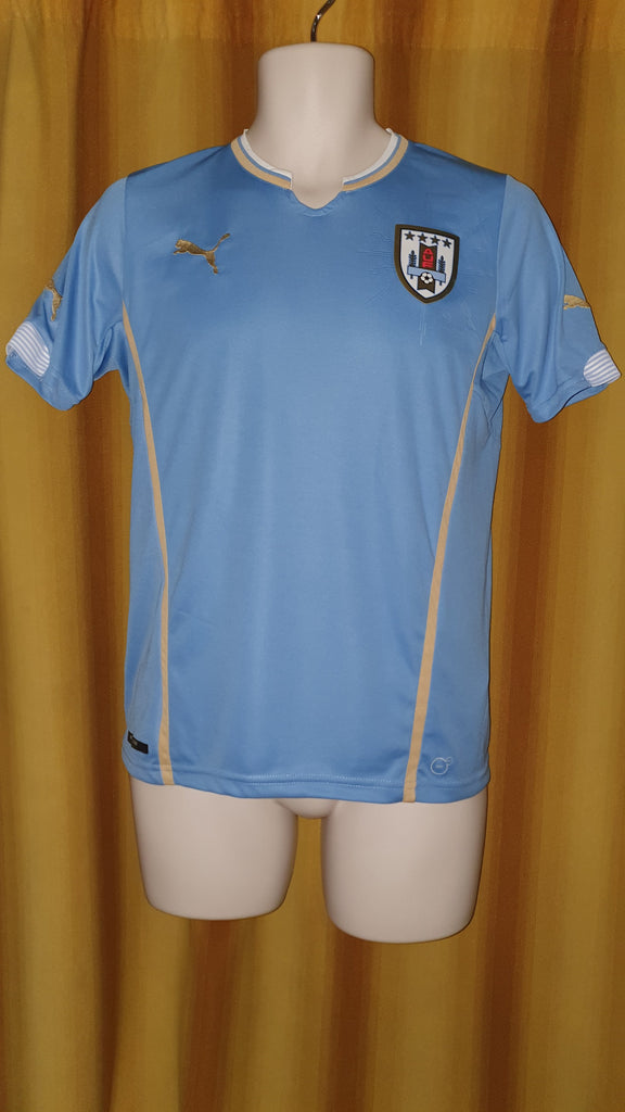 Uruguay 2018 Home L. Suarez #9 Jersey Name Set