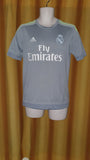 2015-16 Real Madrid Away Shirt Size Small - Bale #11