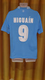2013-14 Napoli Home Shirt Size Medium - Higuain #9