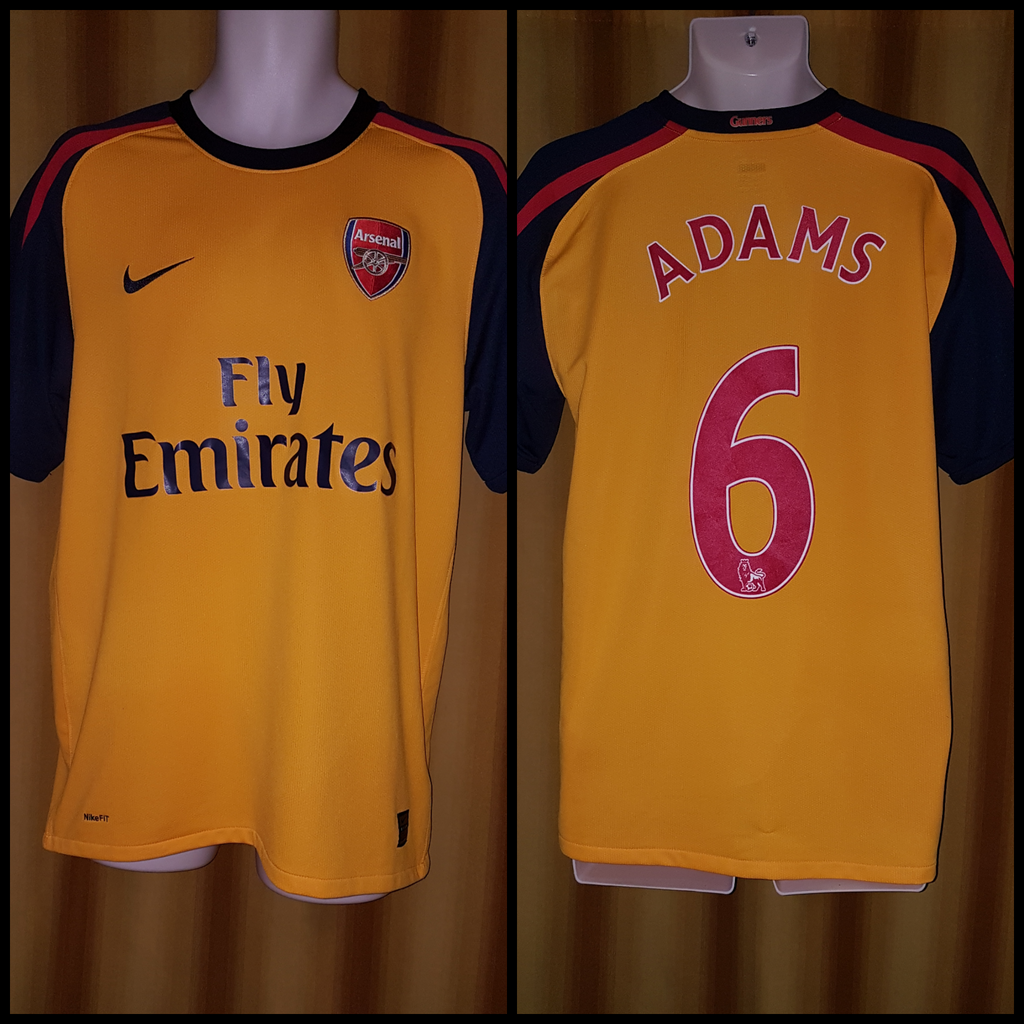 NIKE ARSENAL 2009 AWAY JERSEY YELLOW