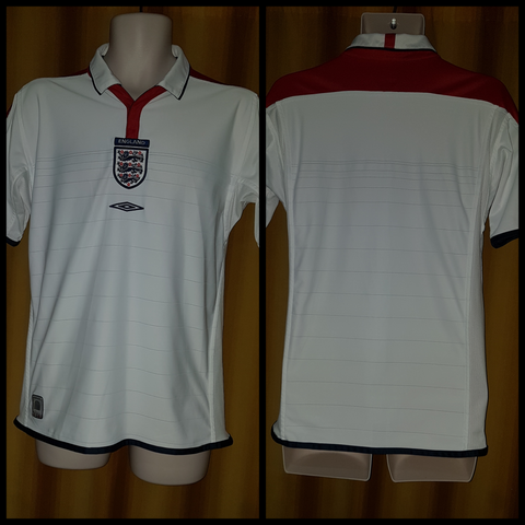 2003-04 England Home Shirt Size Small - Forever Football Shirts