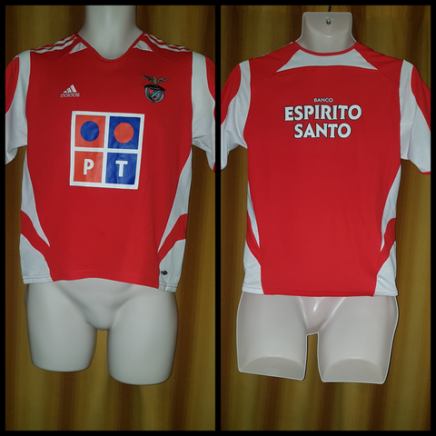 2005-06 Benfica Home Shirt Size Large Boys - Forever Football Shirts