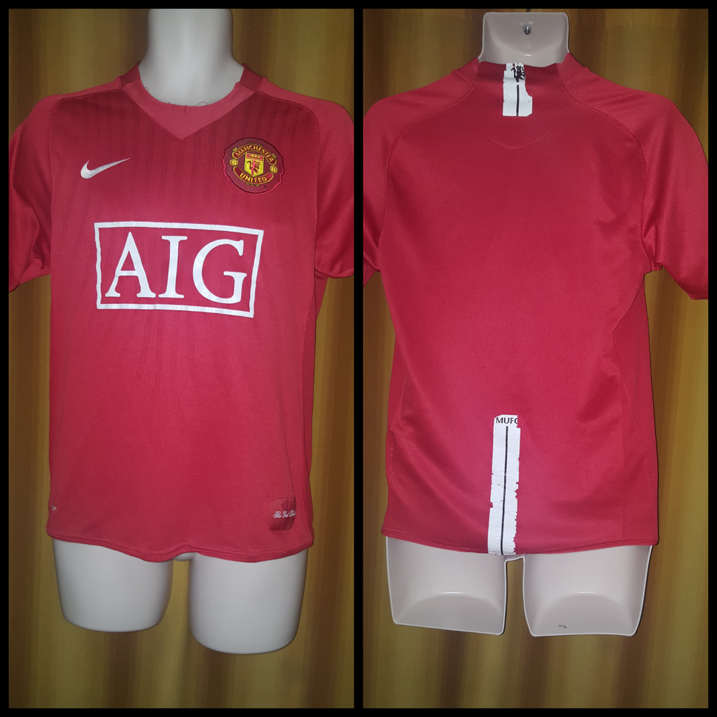 Nike 2007-2008 Manchester United Jersey Ronaldo # 7 Nigeria