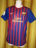 2011-12 Barcelona Home Shirt Size Small - Messi #10 - Forever Football Shirts