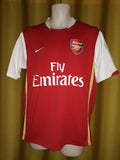 2006-08 Arsenal Home Shirt Size Medium - Fabregas #4 - Forever Football Shirts