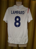 2005-06 England Home Shirt Size Medium - Lampard #8 - Forever Football Shirts