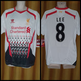 2013-14 Liverpool Away Shirt Size Medium- Lee #8