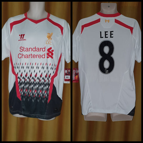 2013-14 Liverpool Away Shirt Size Medium- Lee #8