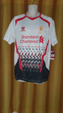2013-14 Liverpool Away Shirt Size Medium- Lee #8