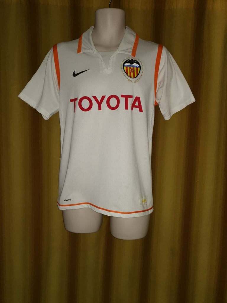 2007-08 Valencia CF Home Shirt #20 ALEXIS Match Worn (Good