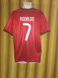 2014-15 Portugal Home Shirt Size XL - Ronaldo #7