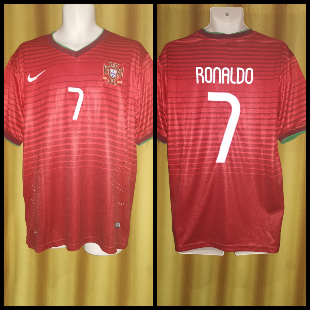 Cristiano Ronaldo Portugal National Team #7 T-Shirt Sz XL *Used