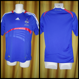 2007-08 France Home Shirt Size Small - Forever Football Shirts