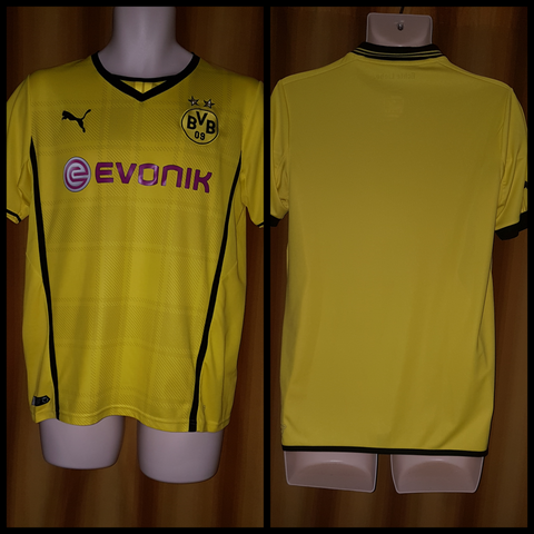 2013-14 Borussia Dortmund Domestic Home Shirt Size 34-36 - Forever Football Shirts