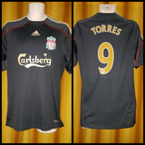 2009-10 Liverpool Away Shirt Size Medium - Torres #9 - Forever Football Shirts