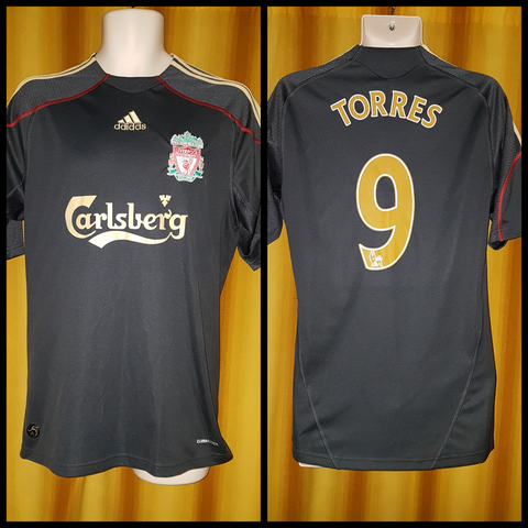 2009-10 Liverpool Away Shirt Size Medium - Torres #9 - Forever Football Shirts