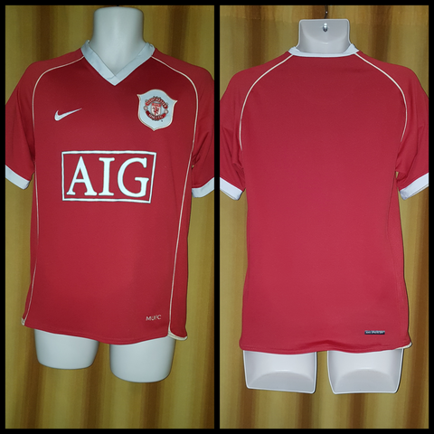 2006-07 Manchester United Home Shirt Size Small - Forever Football Shirts