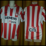 2004-05 Olympiacos Home Shirt Size Medium - Forever Football Shirts