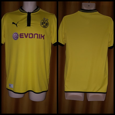 2012-13 Borussia Dortmund Domestic Home Shirt Size 34-36 - Forever Football Shirts