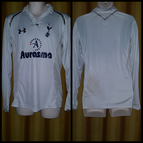 2012-13 Tottenham Hotspur Home Shirt Size Small (Long Sleeve) - Forever Football Shirts