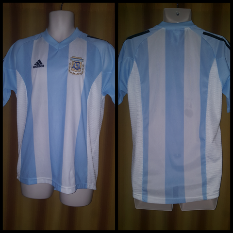 2002-04 Argentina Home Shirt Size Medium - Forever Football Shirts