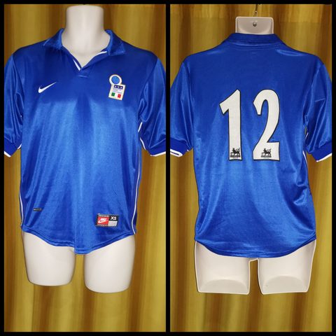 1998 Italy Home Shirt Size Extra Small - #12