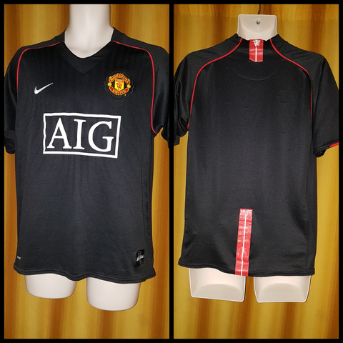 2007-08 Manchester United Away Shirt Size Medium - Forever Football Shirts