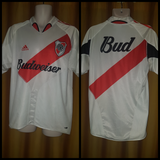 2003-05 River Plate Home Shirt Size Medium - Forever Football Shirts