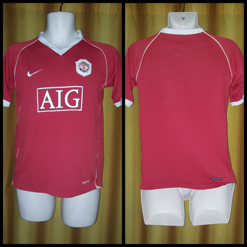 2006-07 Manchester United Home Shirt Size Small - Forever Football Shirts