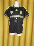 2013-15 Spain Away Shirt Size Medium - Iniesta #6