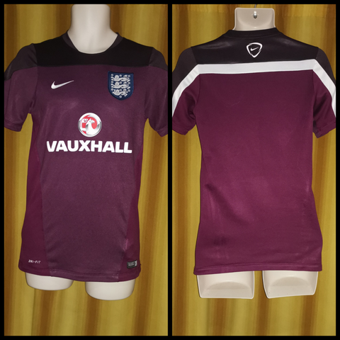 2014-15 England Training Shirt Size Small