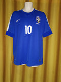 2013 Brazil Away Shirt Size XL - Pele #10