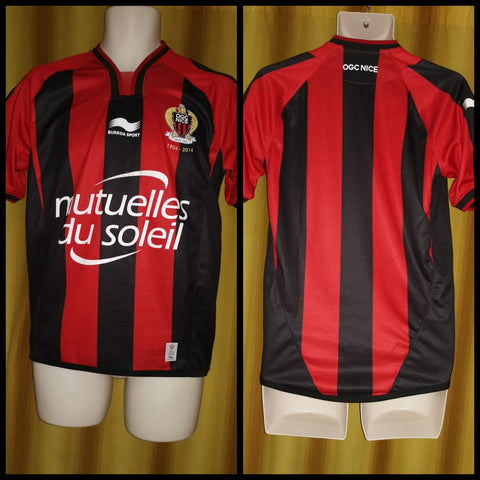 2014-15 OGC Nice Home Shirt Size Small