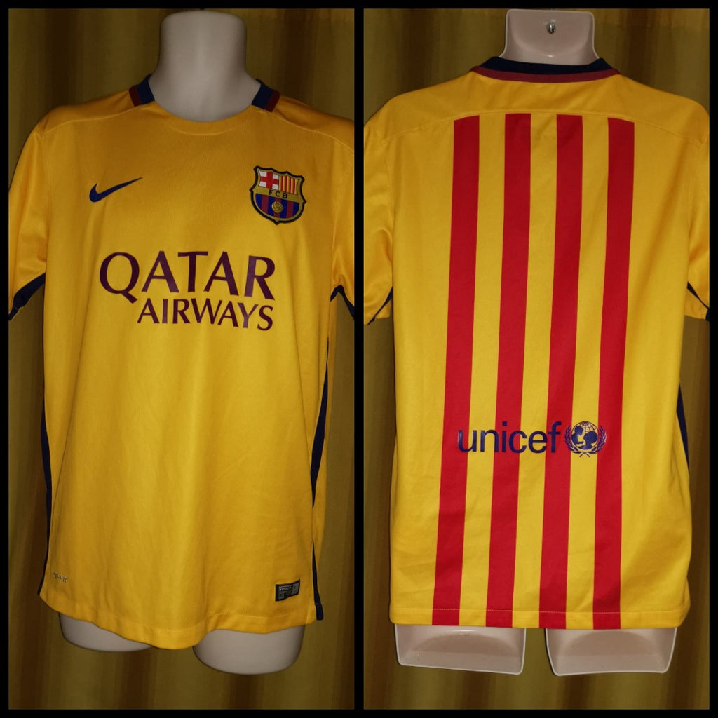 NIKE NEYMAR JR FC BARCELONA AWAY YOUTH JERSEY 2015/16 –