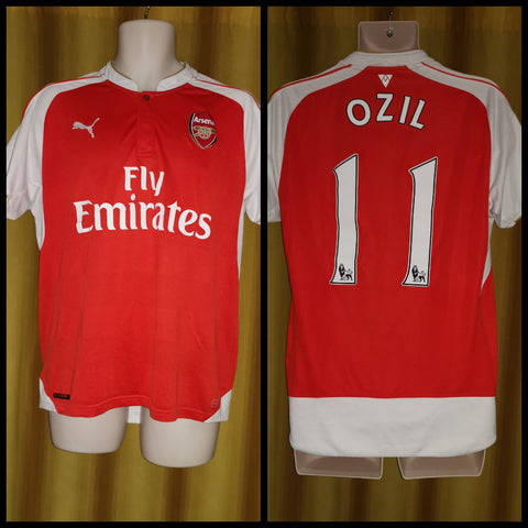 2015-16 Arsenal Home Shirt Size Large – Ozil #11