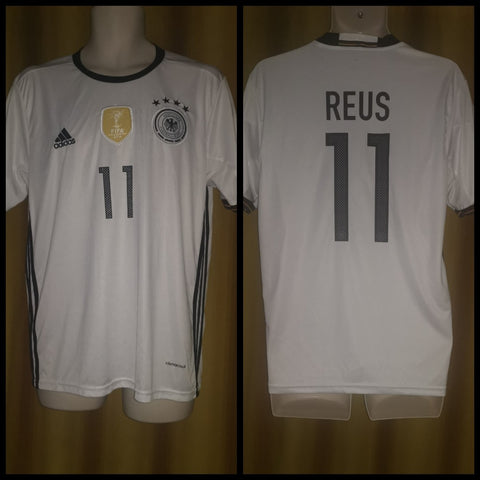 2015-16 Germany Home Shirt Size Medium - Reus #11