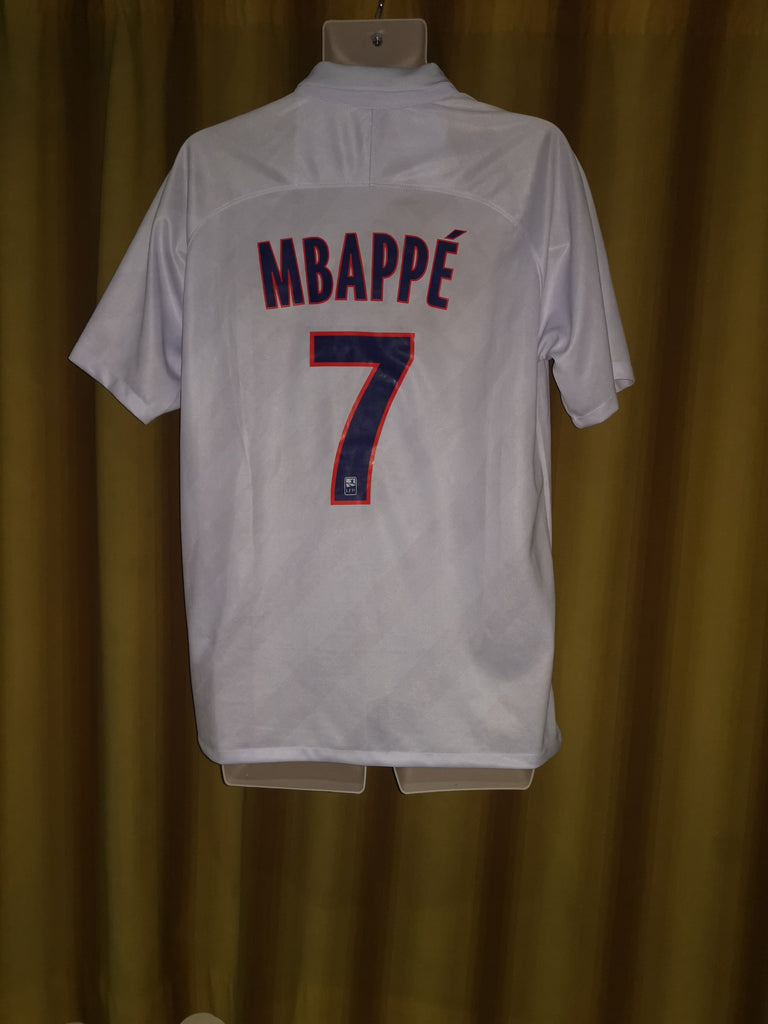 2019/20 PSG UCL Away Jersey #7 Mbappe Small Jordan Paris Soccer