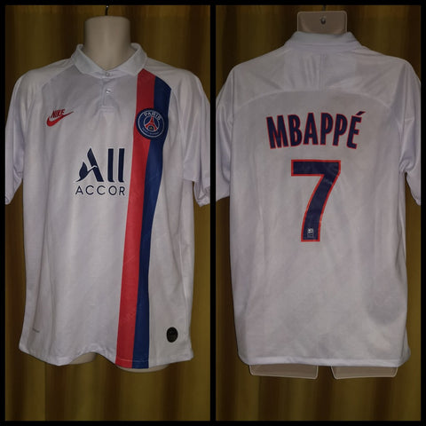 2019-20 Paris Saint Germain 3rd Shirt Size Extra Large - Mbappe #7