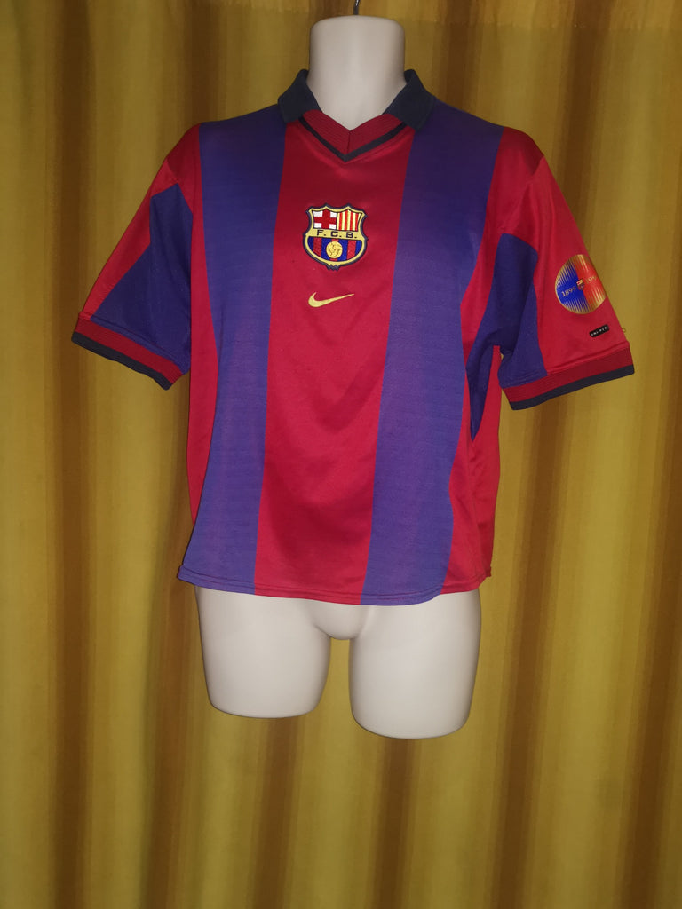 2000-01 Barcelona Home Shirt Size Small – Forever Football Shirts