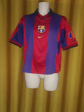 2000-01 Barcelona Home Shirt Size Small