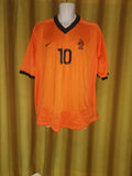 2000-02 Holland Home Shirt Size Extra Large - Kluivert #10
