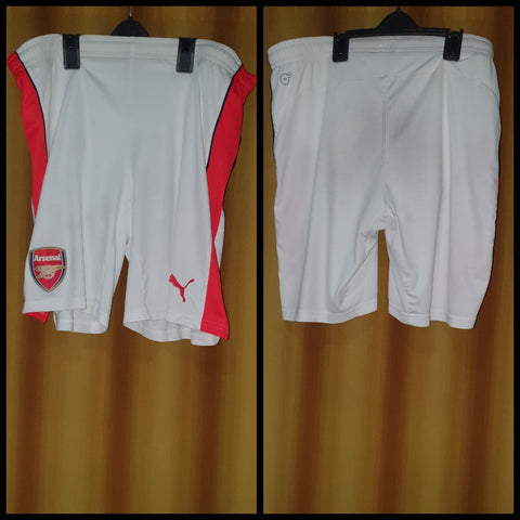 2016-17 Arsenal Home Shorts Size Medium