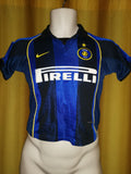 2001-02 Internazionale Home Shirt Size Child Small (8 Years Old)