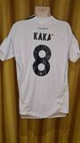 2009-10 Real Madrid Home Shirt Size Large – Kaka #8