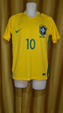 2016-17 Brazil Home Shirt Size Medium - Neymar Jr #10