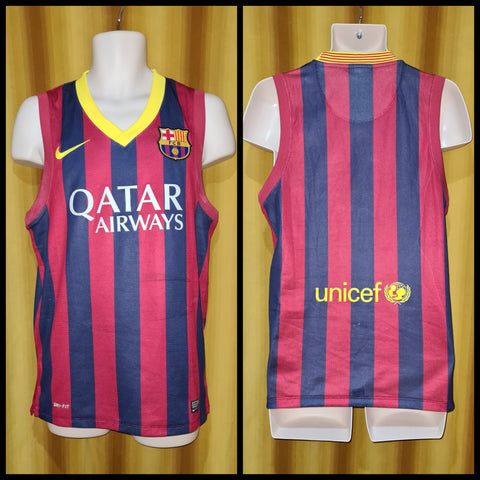 2013-14 Barcelona Home Vest Size Small