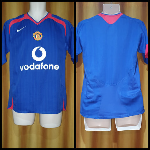 2005-06 Manchester United Away Shirt Size Small