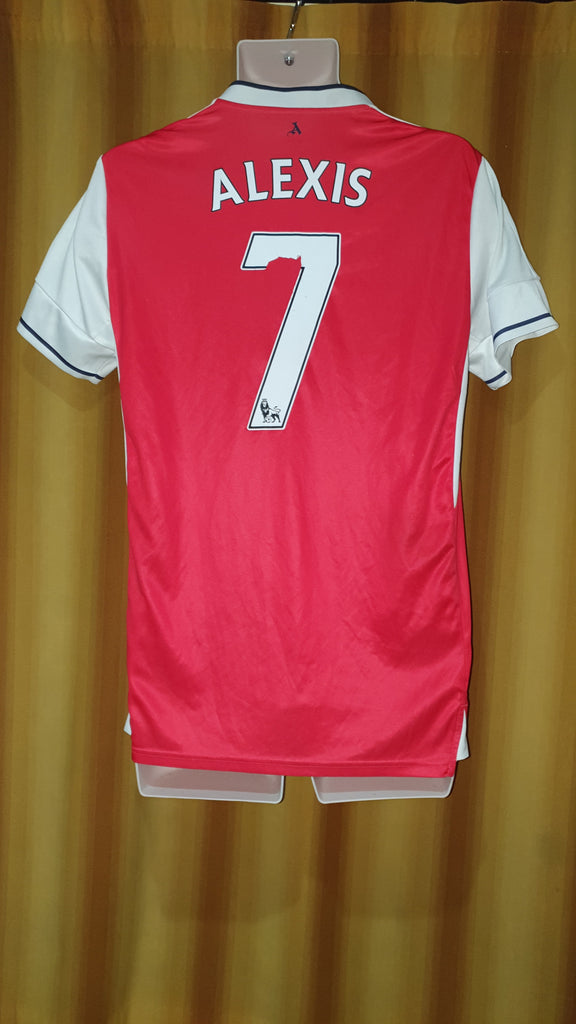 2016-17 Arsenal Home Shirt Size Medium – Alexis #7 – Forever